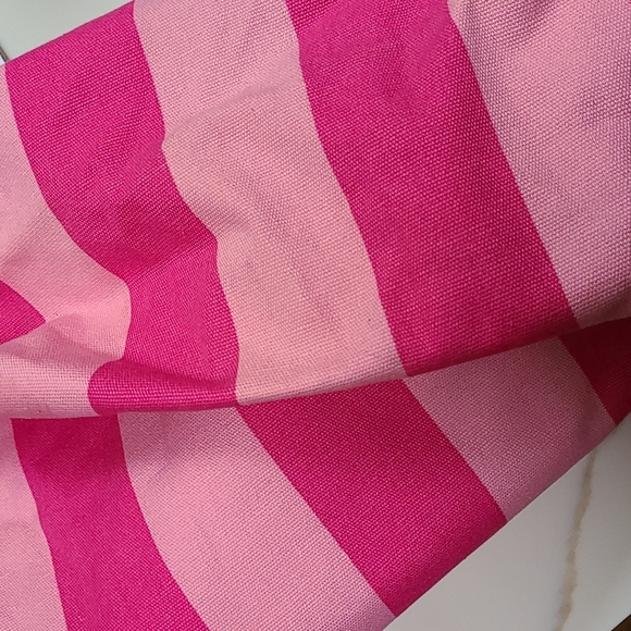 NWOT Victoria's Secret Pink Striped Weekender Bag - Picture 10 of 12